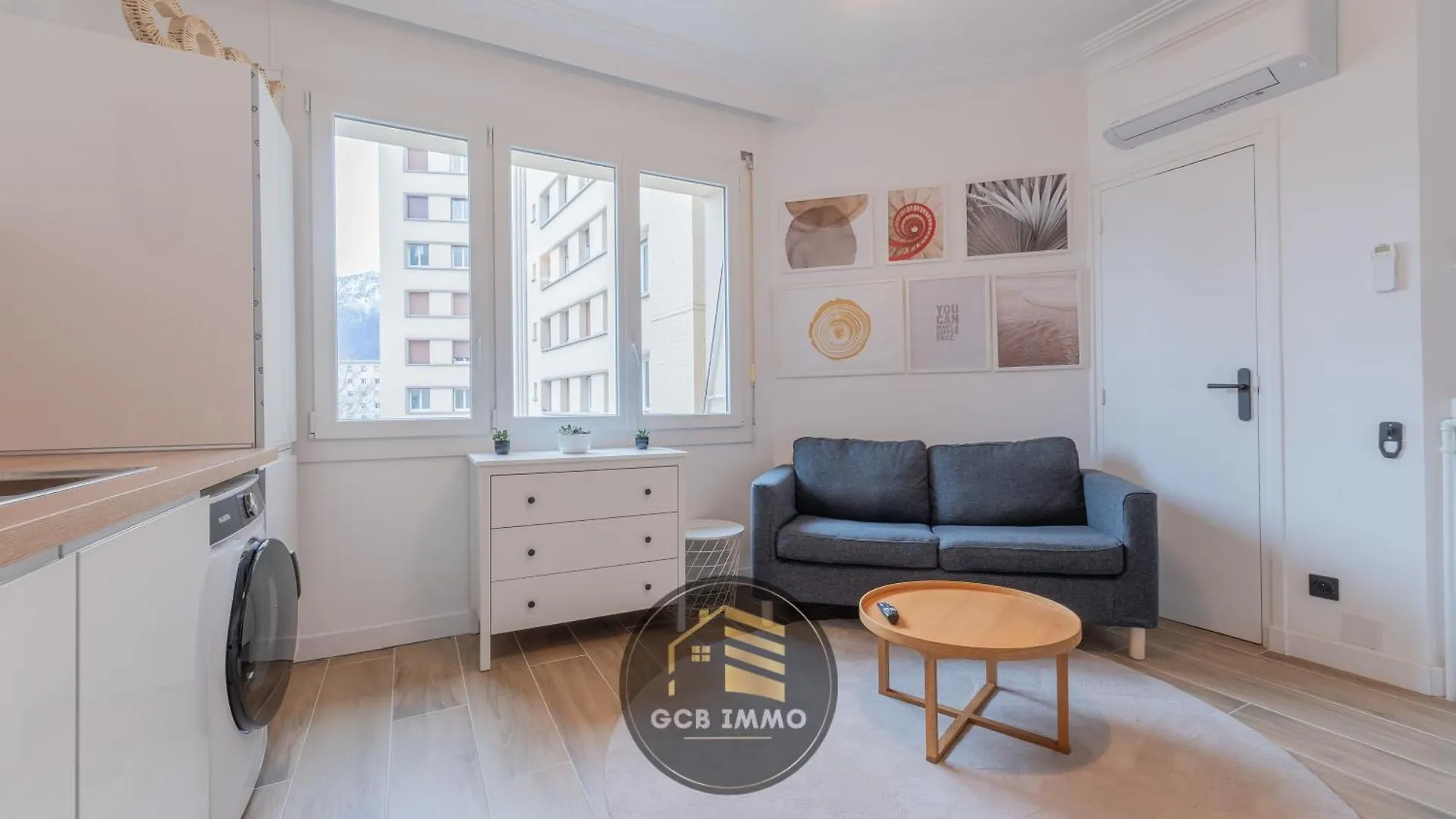Joffre T2 Centre Ville - Climatisation - Tv 120Cm Grenoble France
