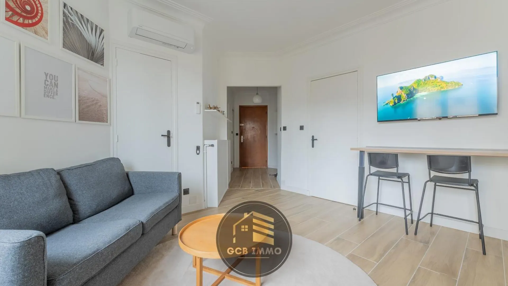 Joffre T2 Centre Ville - Climatisation - Tv 120Cm Grenoble Apartment